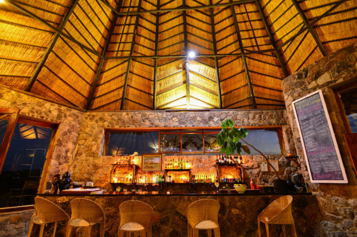 Matobo Hills Lodge Bar at Night
