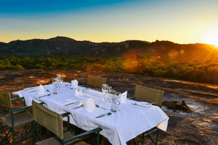 Matobo Hills Lodge Meals