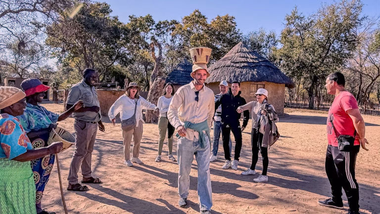 An Ndebele village visit in the Matobo area