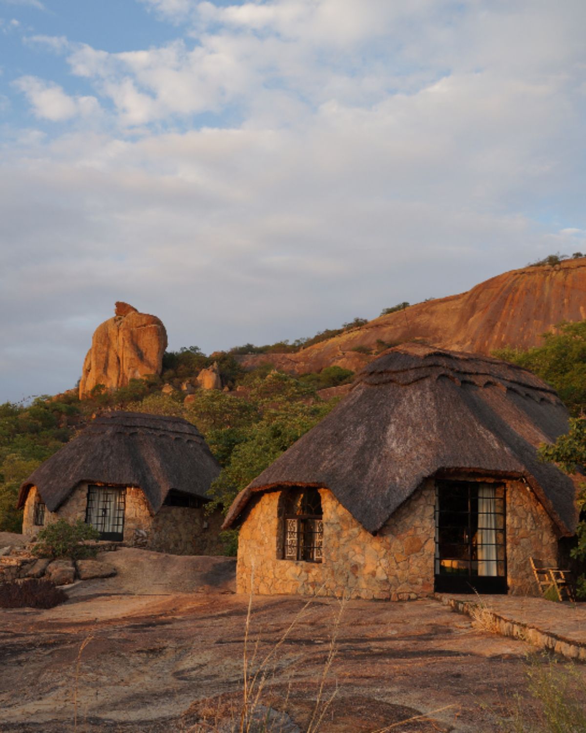 Chalet exterior at Matobo Hills Lodge