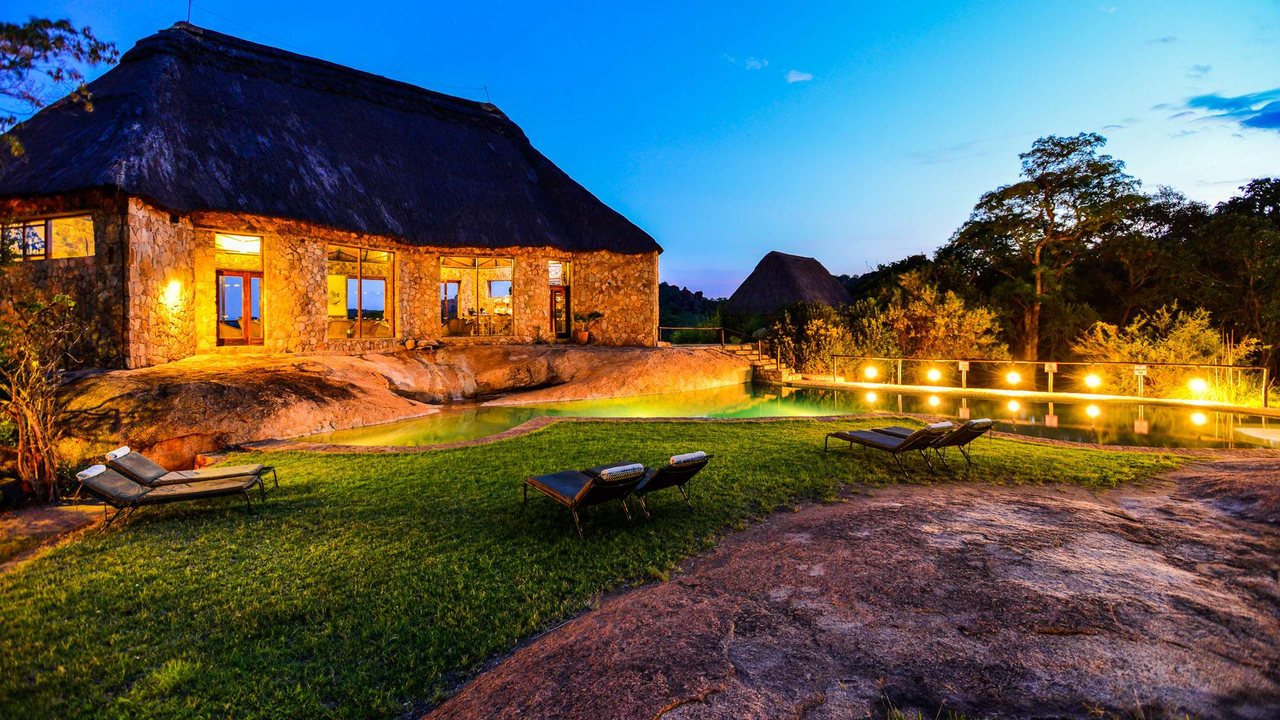 Dusk over Matobo Hills Lodge