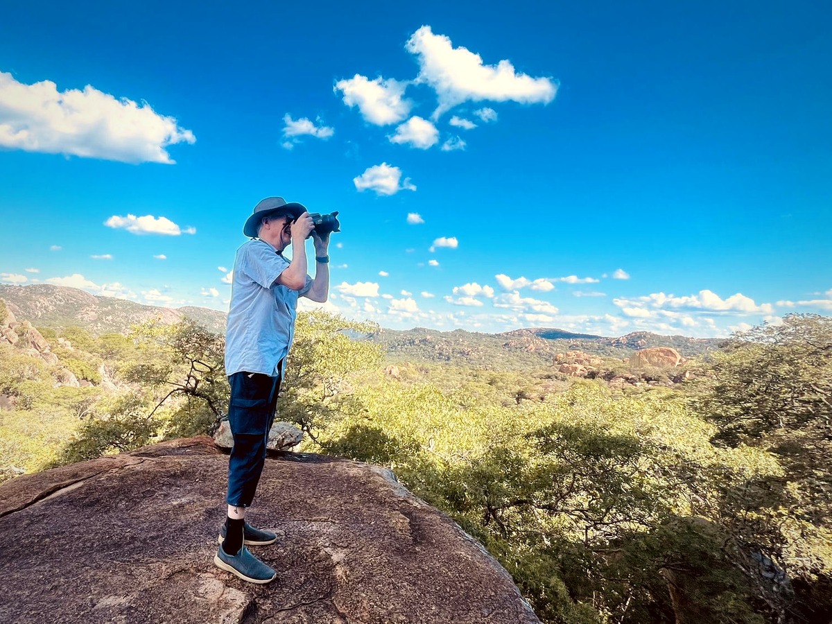 Open granite kopjes in Matobo during the dry season